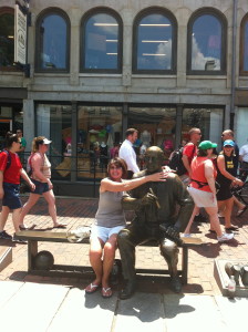 Me and Red In Faneuil Hall