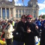 Lins & Me In Front Of Reichstag After Marathon